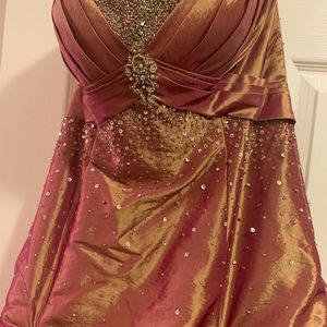 One Of a Kind Copper Gown
